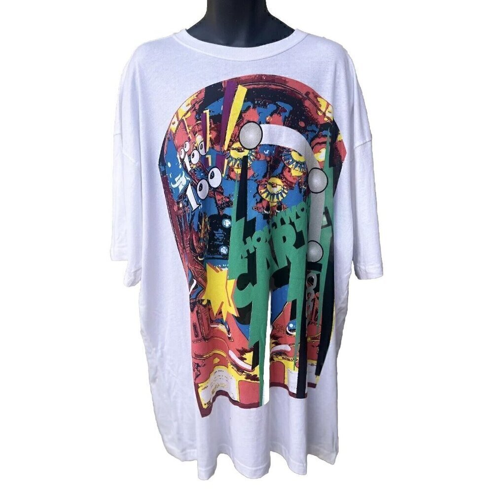 Hollywood Cartel Pin Ballen White T-Shirt Men’s Vintage 90s Size 3XL - Picture 7 of 16